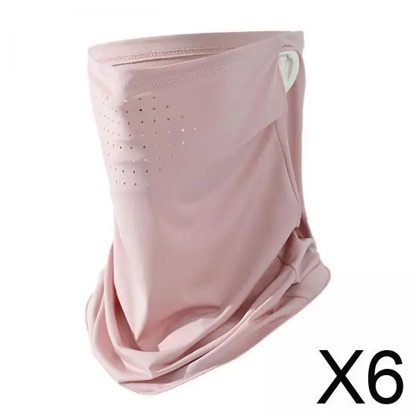 

Lightweight Sun Protection Face Cover Mask Women’s Cooling Earloop Neck Gaiter Scarf for Cycling and Fishing