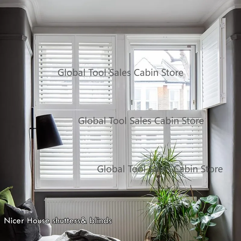 

Please consult before placing an order Precast California Horizontal Wooden Custom Window Shutters Interior Louvre Shutters