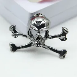 Halloween Skull Pin Punk Skeleton Badge Gothic Brooch for Jewelry Accessory Gifts Wholesale