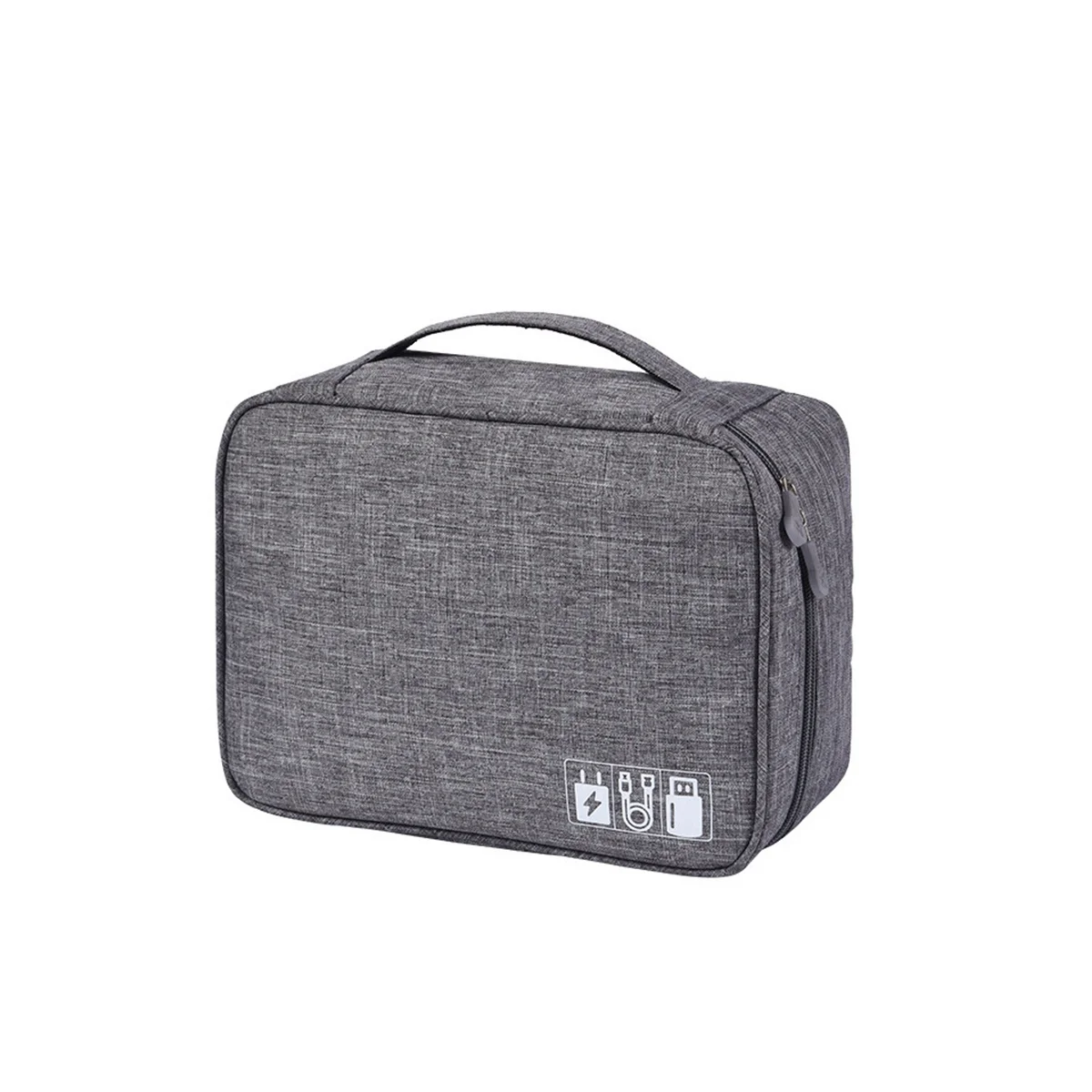 Portable Cable Storage Bag Waterproof USB Data Line Charger Plug Organizador for Travel Electronic Organizer Blue