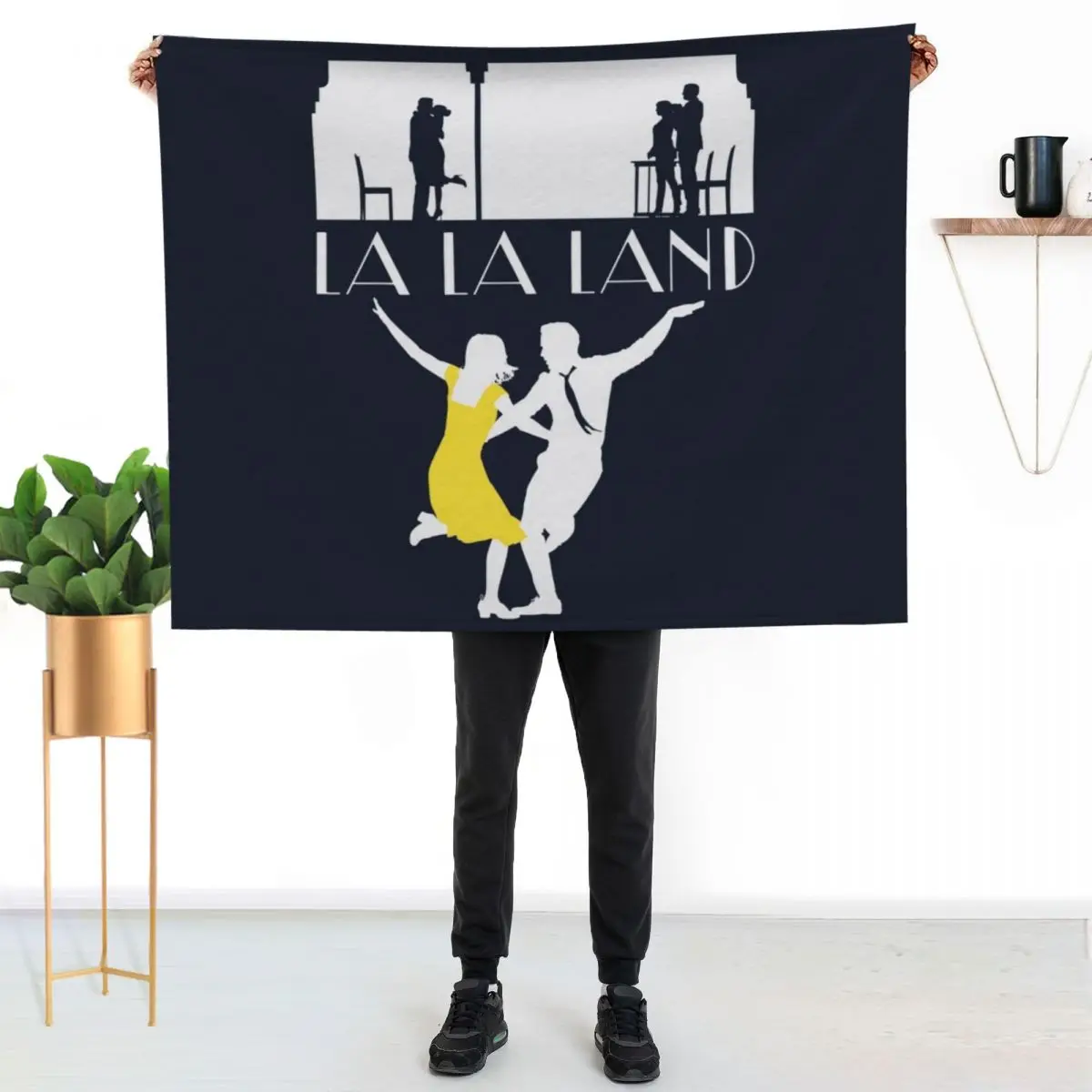 

La La Land Throw Blanket Fade Resistant Durable Throw Blanket