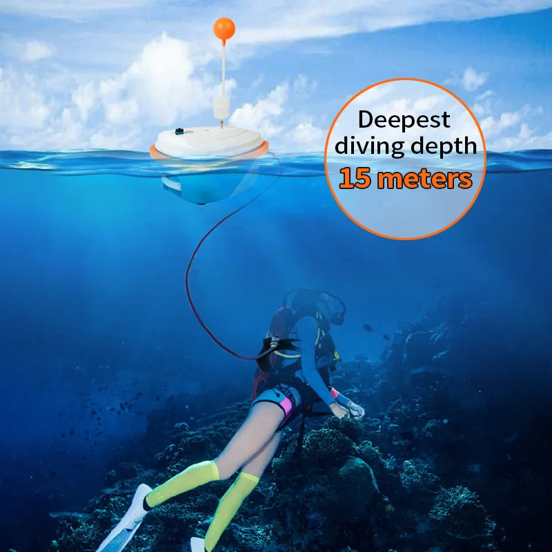 Diving Respirator Battery Life Of 7–10 Hours Capable Of Reaching Depths Of Up To 18 Meters For Fishing And Rescue Operations
