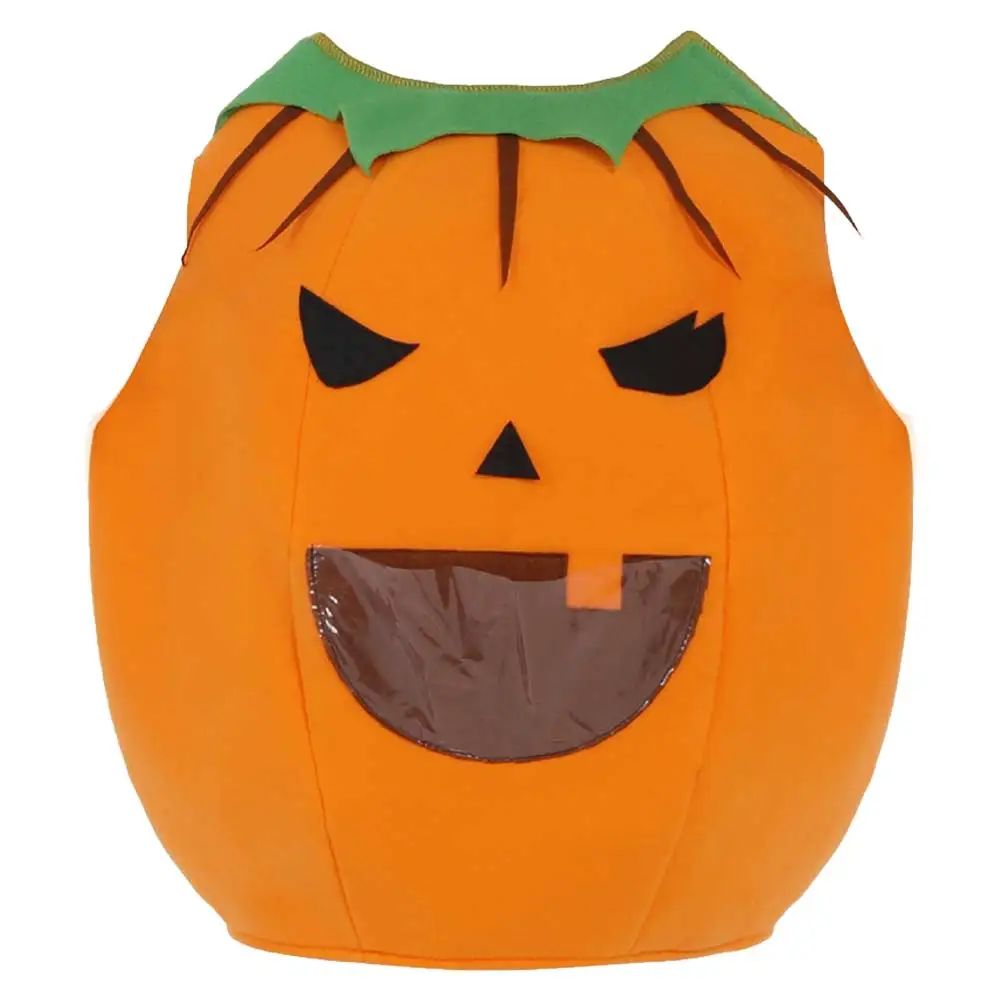 Disguise Funny Pumpkin With Candy Pocket Cosplay Child Boys Girl Clothing Halloween Stage Costume Kid Fancy Dress Up Party Cloth