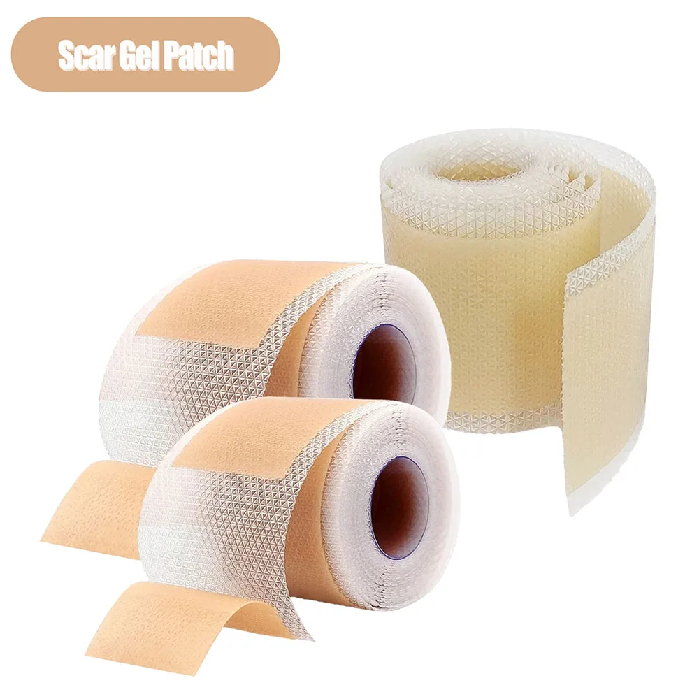 1 Roll Silicone Scar Sheets - Effective for Keloids, C-Section, Surgery, Burns, Acne, Reusable Tape
