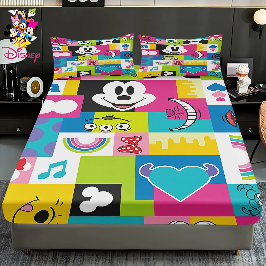 2/3 قطعة ديزني ميكي متعدد العناصر الكولاج المجهزة ورقة مجموعة الجلد ودية وتنفس الفراش هدية عيد للعائلة والأصدقاء