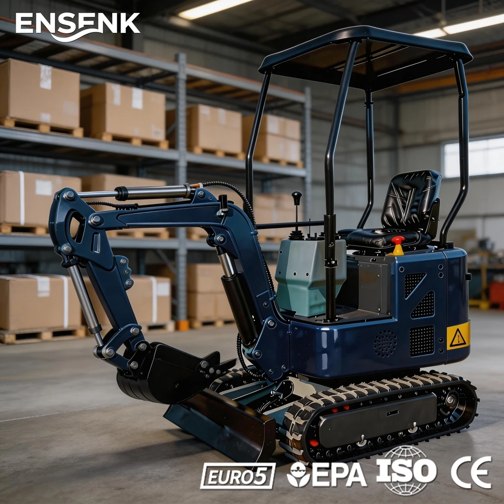 

13.5HP 1.2Ton Mini Excavator With Hydraulique Construction Machinery For Farm Bagger 1.5 Tonnen Fast Delivery