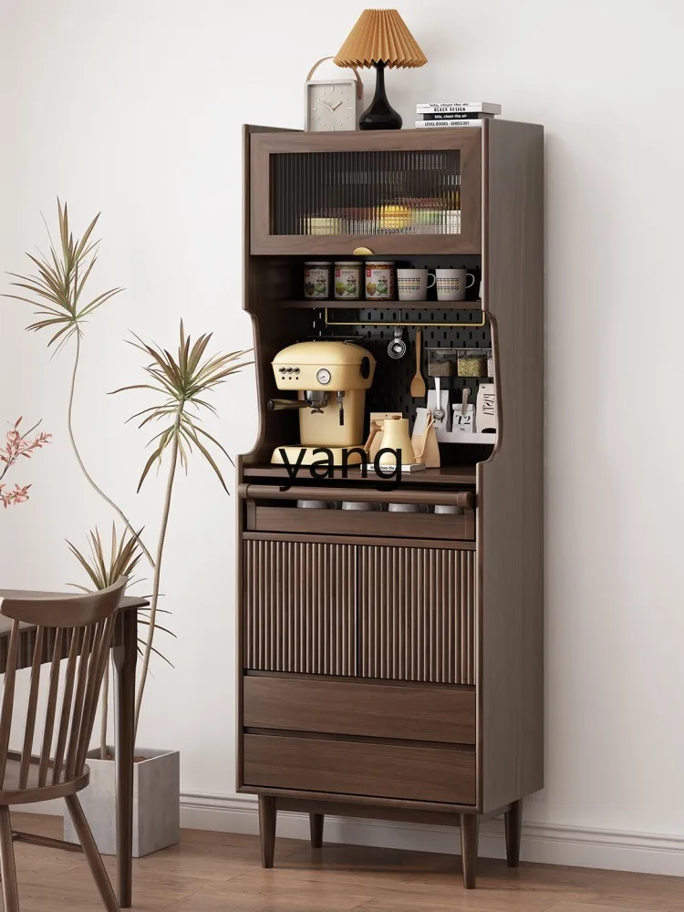 CX Solid Wood Wire-Wrap Board Sideboard Cabinet Modern Minimalist Tea Kitchen Storage Integrated Locker