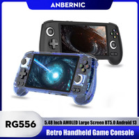 ANBERNIC RG556 Handheld Game Console 1080*1920 Android 13 System 5.48 Inch AMOLED Screen 5500mAh WIFI BT5.0 Retro Video Players