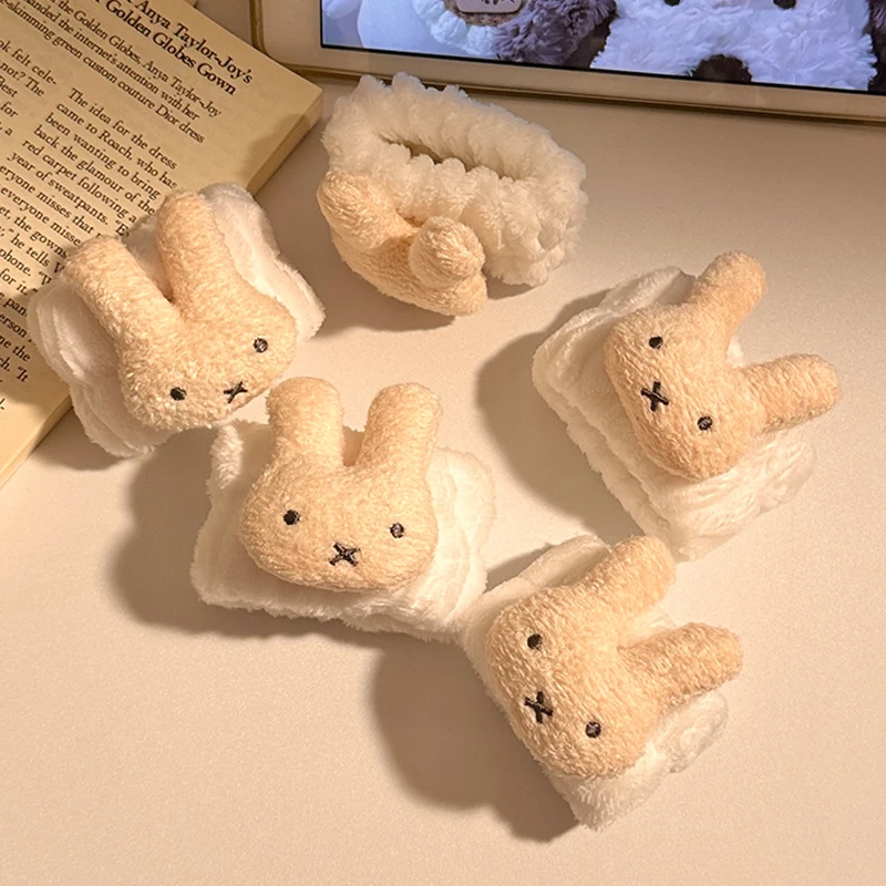 

Cute Miffy Wrist Waterproof Sleeve Protector Cartoon Headband Magic Elastic Elastic Cuff Absorbent Quick Drying Girl Gift