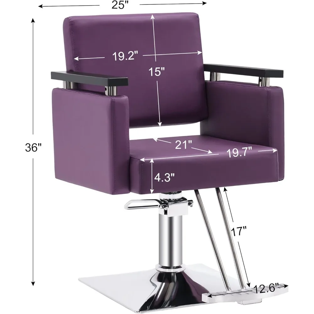 Barber Chair Classic Hydraulic Salon Chair Beauty Spa Styling Salon Equipment Barber Chair