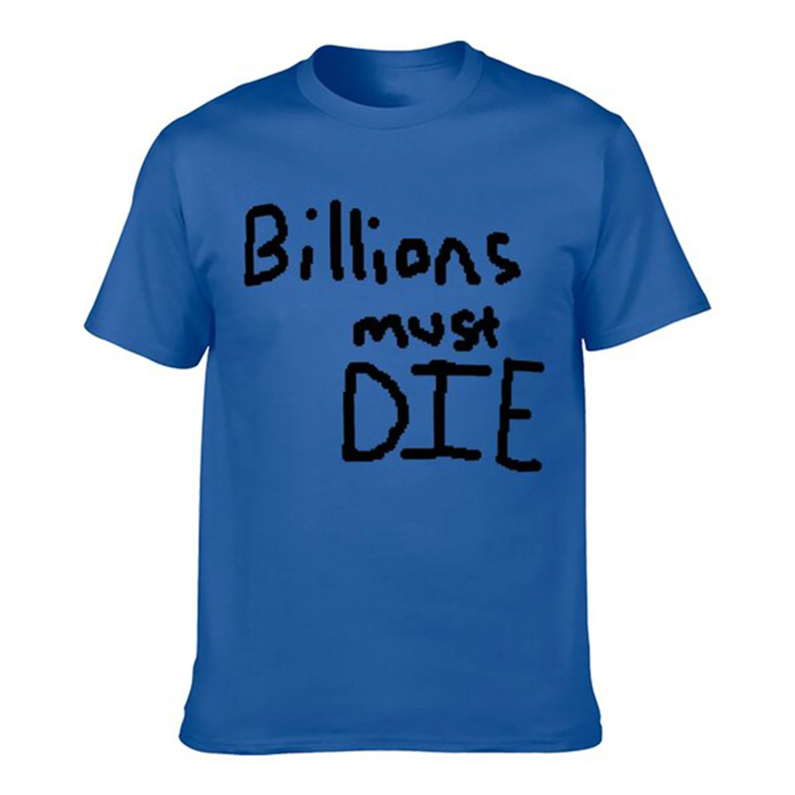 2024 Billions must DIE T-Shirt niestandardowe ubrania kawaii śmieszne koszulki dla mężczyzn harajuku streetwear oversize graficzna koszulka — zdjęcie 7