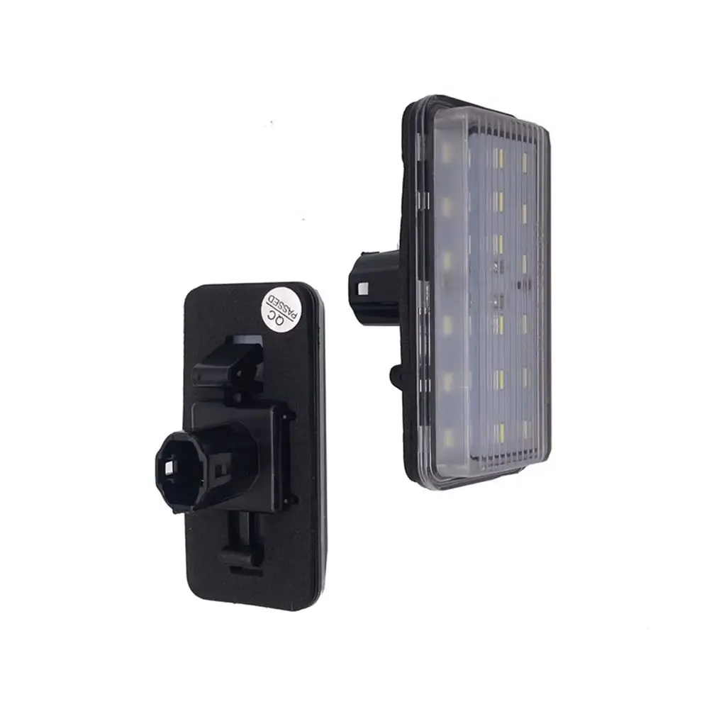2 светодиодных лампы освещения номерного знака для Toyota Land Cruiser 100 200 Prado 120 Reiz 4D Mark X, аксессуары