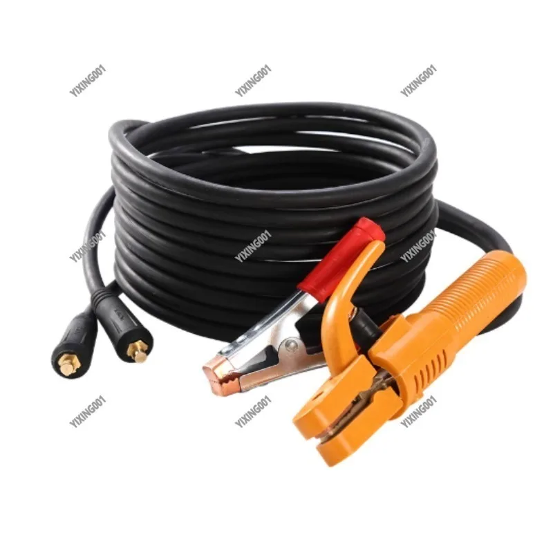 Welding Machine Electrode Holder with 5M Cable Earth Clamp Cable Welding Clamp Clip Set for Stable Welding Process