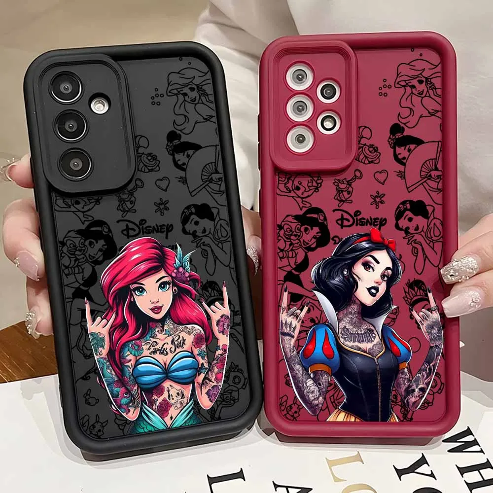 Disney Tattoo Ariel Princess For OPPO A5X 79 83 3X 60 15 57 98 94 92S 92 91 78 76 74 72 58 55 54 38 17 Eyes Ladder Phone Case