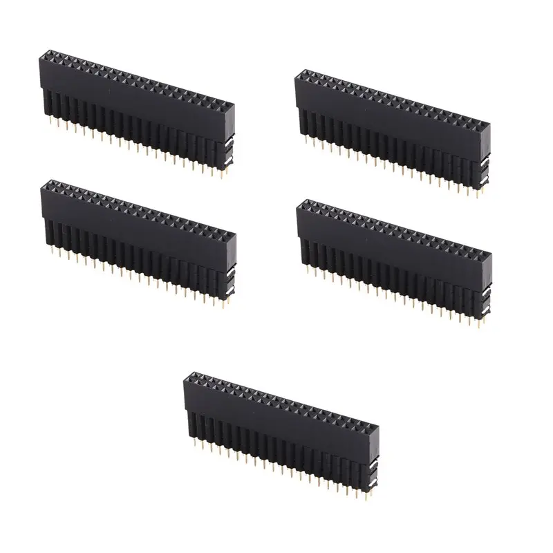 N35R-2X20-Pin Extra Tall GPIO Stacking Headers For Raspberry Pi 5/4B/A+