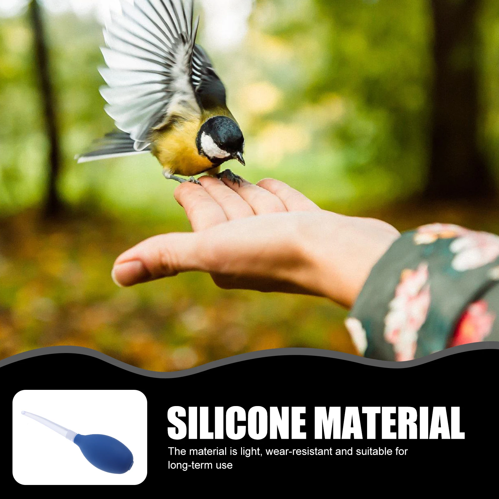 

Bird Nursing Dropper Pigeon Feeding Weaner Reusable Liquid Pacifier Squab Weaning Supply Safe Lightweight Practical