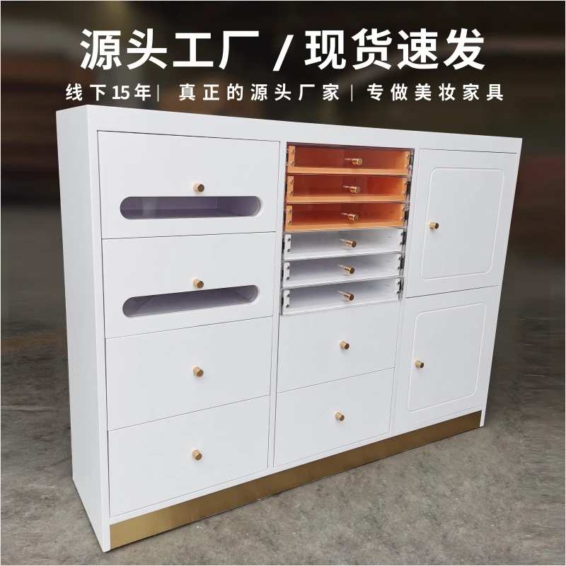 

Nail Art Cabinet Display Cabinet Nail Polish Glue Drawer Storage