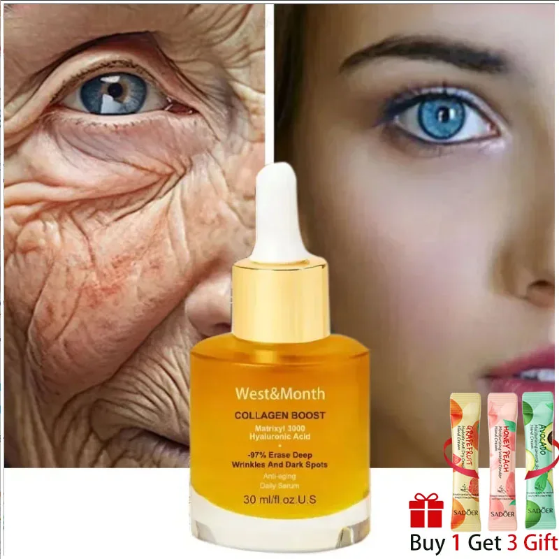 

30ml Facial Collagen Serum Anti Wrinkle Anti Ageing Rejuvenate Your Face Whitening Moisturising Fade Fine Lines Face Cosmetics