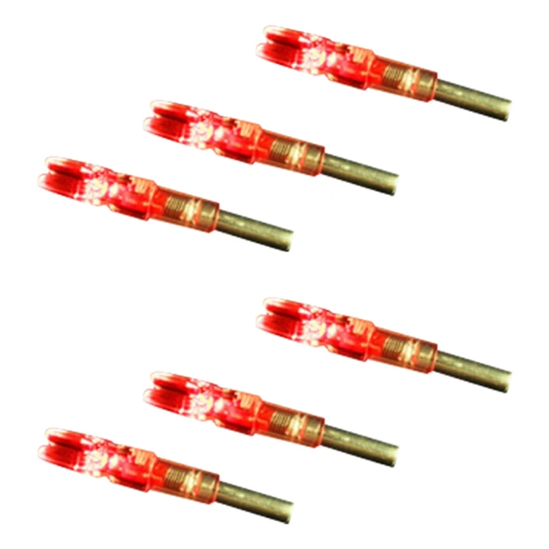 

Luminous Archery Nock Tail Plastic LED Archery Tail Anti-Shake Hunting Compound Bow Shaft Accessories For Od6.2 Shaft