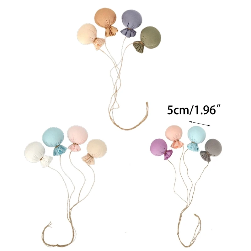 77HD Baby Fotostudio Props Ballon Set Fotografie Layout Ins-stijl Fotoachtergrond