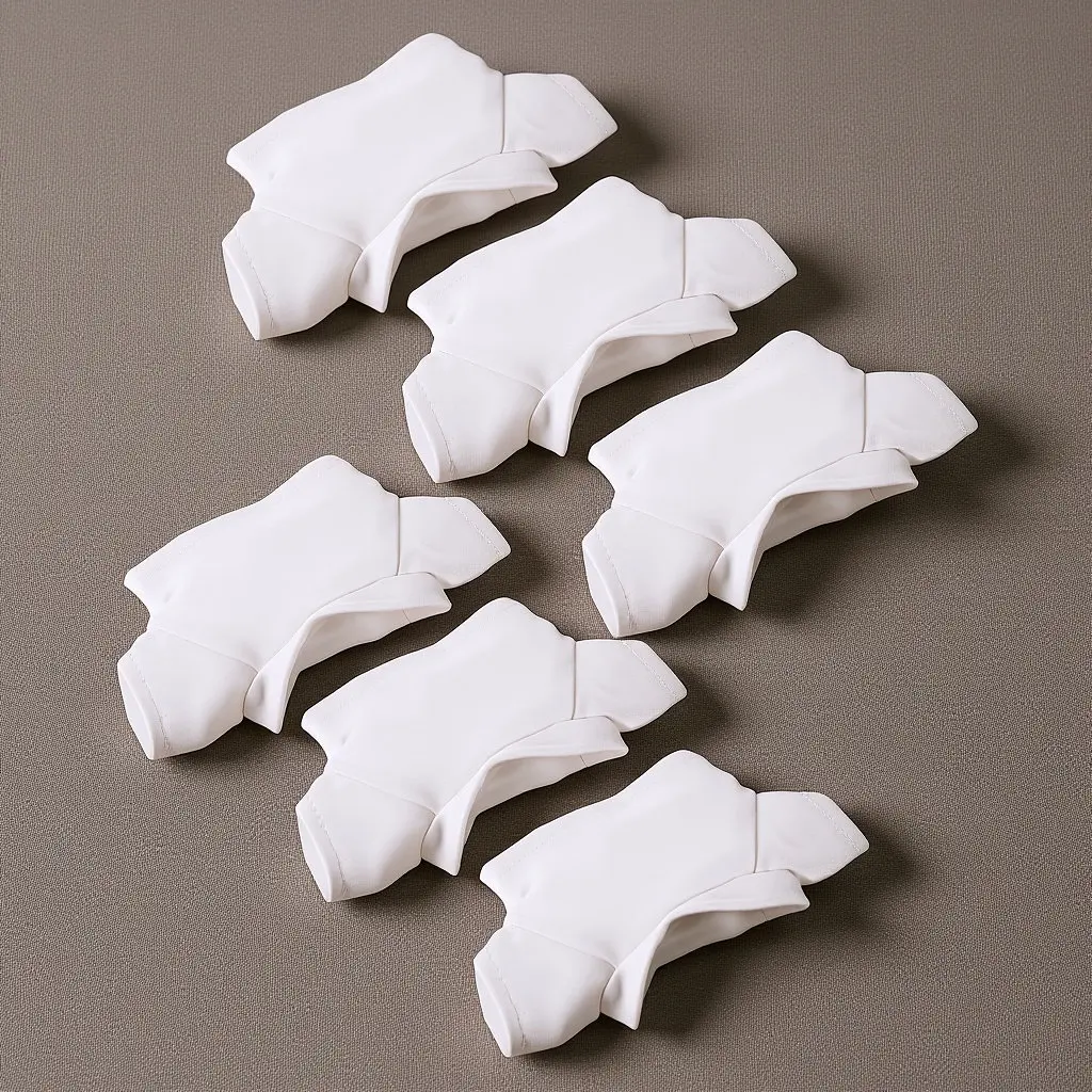 

6Pcs Bear T Shirt Cloth Small Costume Accessories Cotton Soft Comfortable Durable Reusable Clothes Set Stuffed Animal Shirt