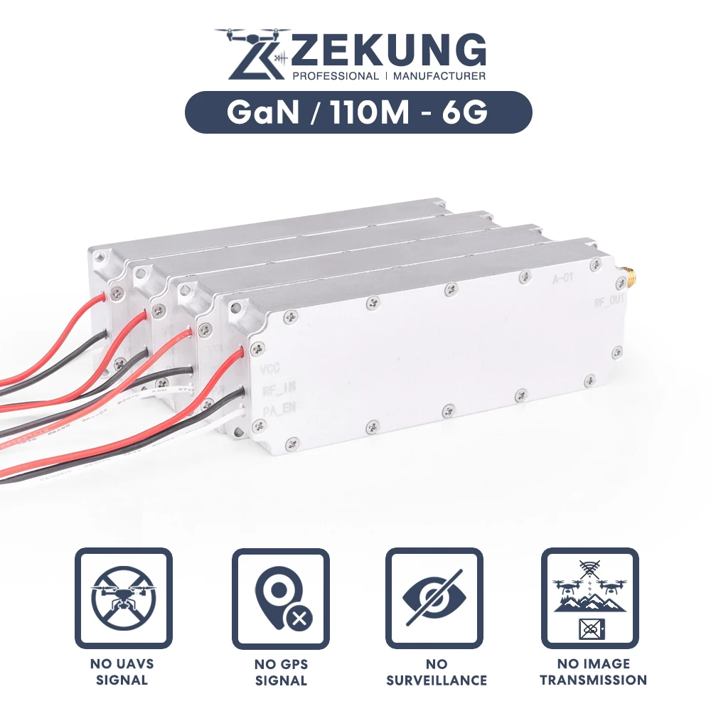 10-100W GaN Module with circulator 400-500MHz 500-600MHz 600-700MHz 700-800MHz 800-900MHz 900-1000MHz 433MHz 1.2GHz 5.8GHz