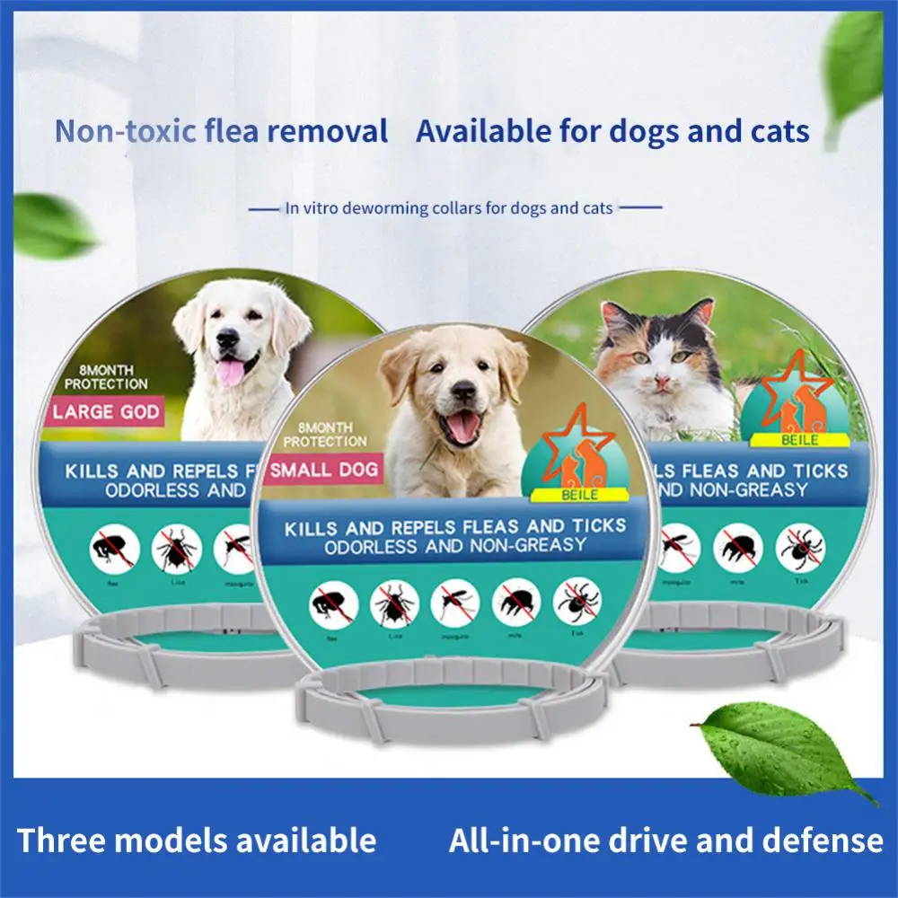 Xiaomi Adjustable Dog Cat Collar Pest Control Protect Rubber Flea Killer Flea Tick Prevention Anti-mosquito Insect Pet Accesory