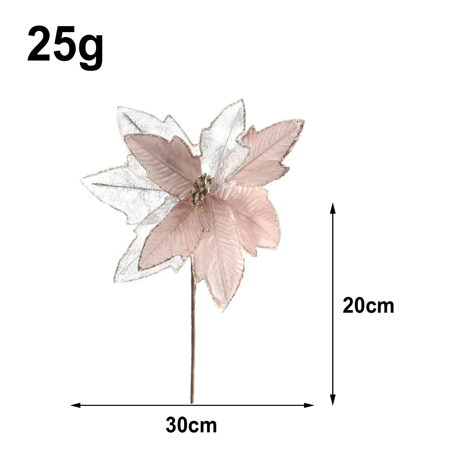 人工のクリスマスの花,クリスマスツリーの装飾,クリスマスの飾り,家の装飾,新年,30cm