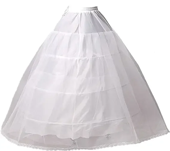 

Wedding Bridal Dress 3 Hoops Petticoat Under Garment Slip