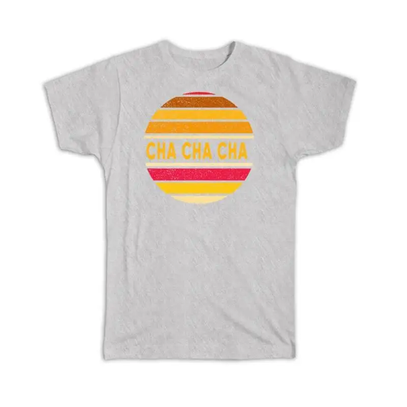 Camiseta Retro con estampado artístico Vintage de danza cubana Cha Cuba para el hogar