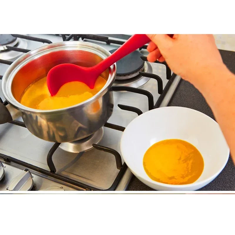 

5pcs/Set Heat Resistant Silicone Cooking Tools Non-Stick Spatula Spoon Turner Accessories Baking Cookware Kitchen Utensils