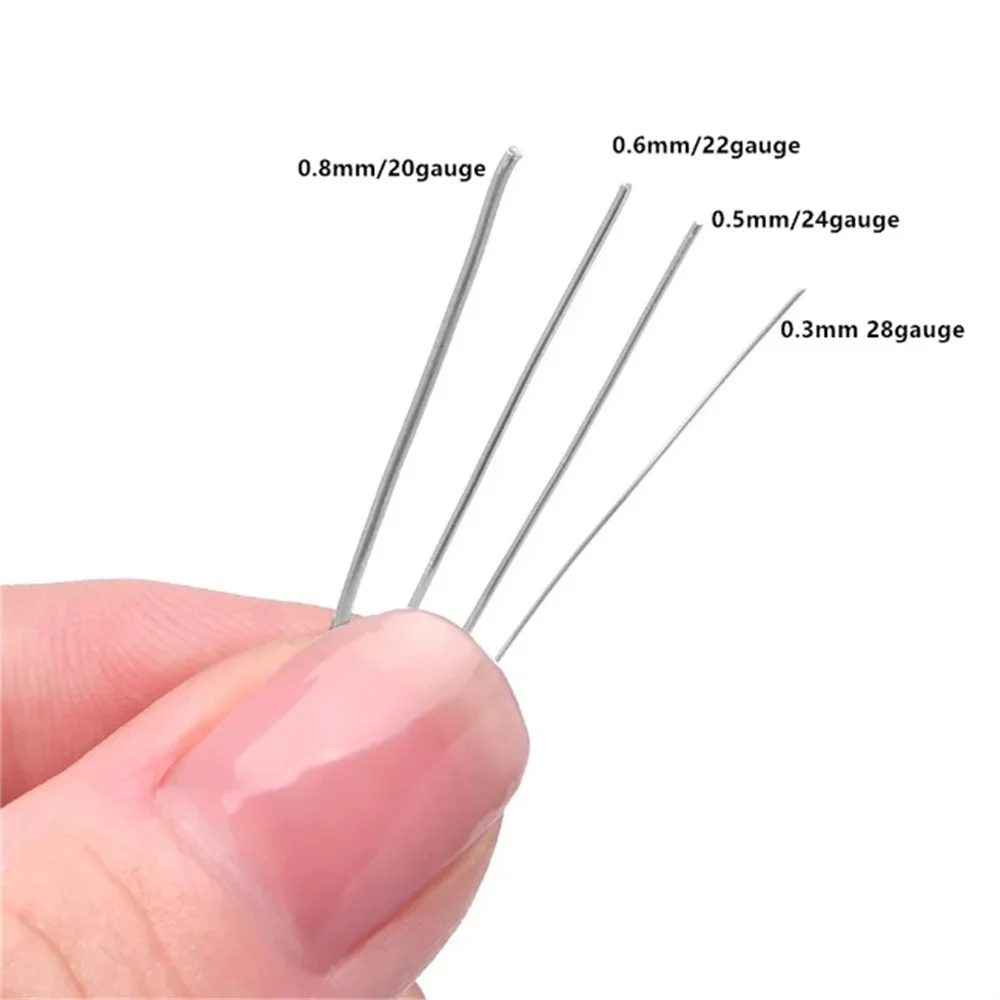 20,22,24,26,28 Gauge 304 Stainless Steel Wire 0.3-0.8mm Craft Bailing Wire Sculpting Wire For Jewelry Making DIY Handcraft image 3