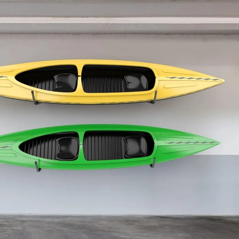 Kayak Storage Hanger Rack for Canoe Paddle Kayak Accessories Wall Mount Hanging Hooks for Indoor Outdoor, Set of 2