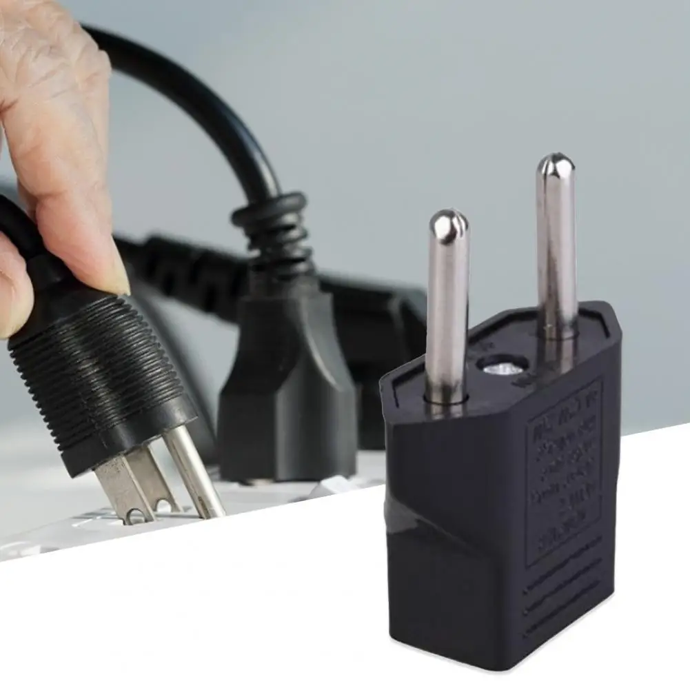 ABS  Delicate Power Plug Adapter Durable Adapter Lightweight   for Office