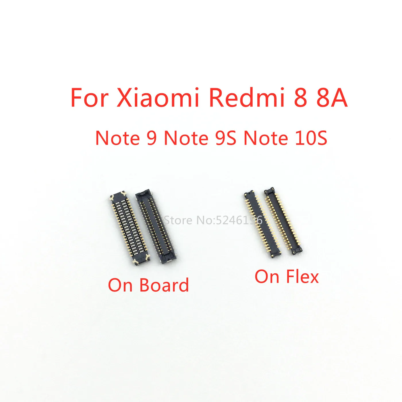 5-10 Uds pantalla LCD conector flexible FPC 40Pin para Xiaomi Redmi 8 8A Redmi Note 9 Redmi Note 9S Redmi Note 10S Redmi 10X 4G