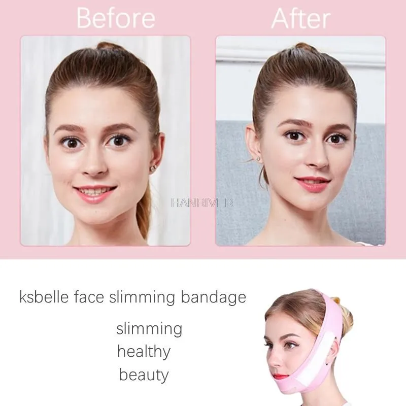 Maska wyszczuplająca twarz V-Line Lifting Podnosząca Policze Podbródek Szyję Wyszczuplający Pasek Upiększający Ujędrniający Maska na Twarz Wyszczuplająca Bandaż