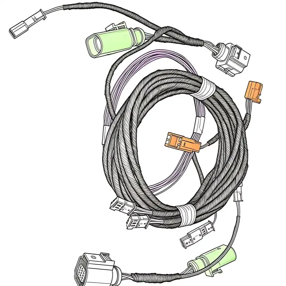 For AUDI Q4 E-tron LED Flowing Harness - Water Dynamic Sequential Taillight Cable Wire Adapter