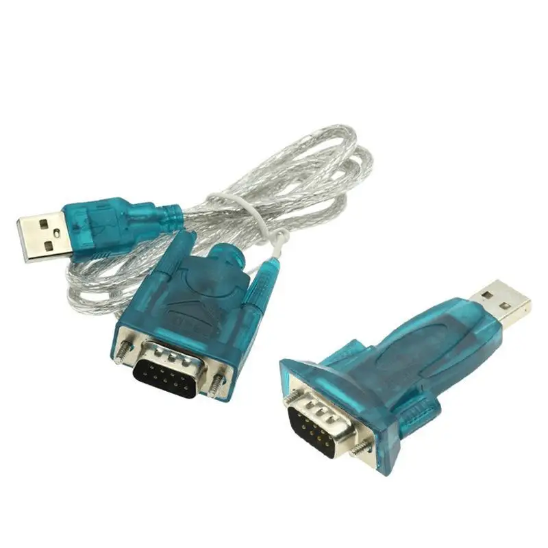 HL-340 USB to RS232 DB9 9 Pin COM Port Serial Adapter High Performance Converter Support Windows 7 64 Bit for PDA Data Transfer