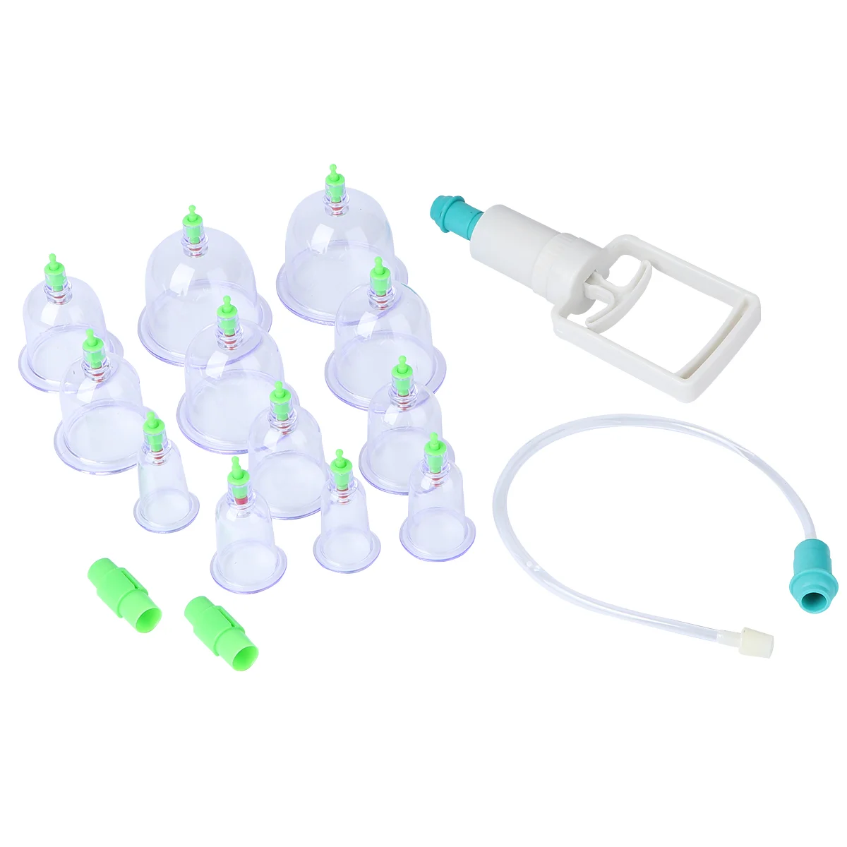 

12pcs Chinese Cupping Therapy Set Traditional Vacuum Cupping Therapy Cup Medical Healthy Body Suction Therapy Massag