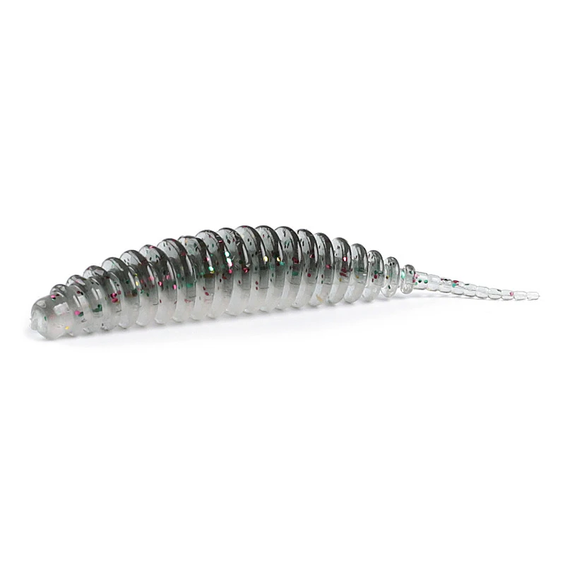 

G-DIAO Larva Soft Lures Tanta 49mm 20Pcs Fishing Lure Wobblers Swimbait Artificial Worm Bait With Sea Accessories