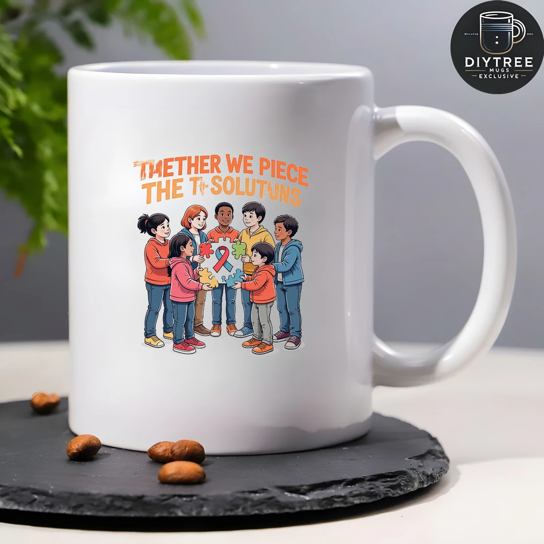 كوب ألغاز ملون سعة 11 أونصة + كوب تفاعل بين الوالدين للأطفال، مجموعة أكواب مكتب عائلية هدية عيد الميلاد