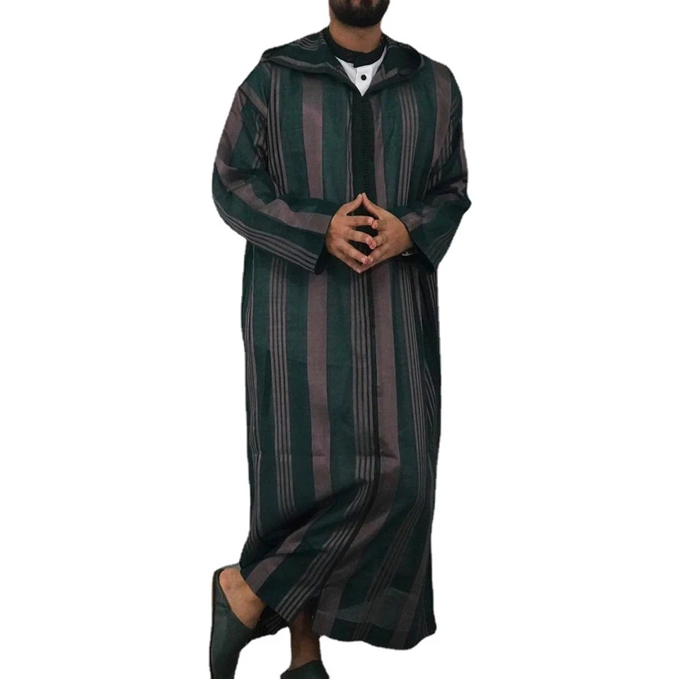 Batas musulmanas para hombres, ropa islámica, Jubba, Thobe, Kaftan, suelto, Ramadán, moda de ocio tradicional, étnico, árabe, turco, vestido de Dubai