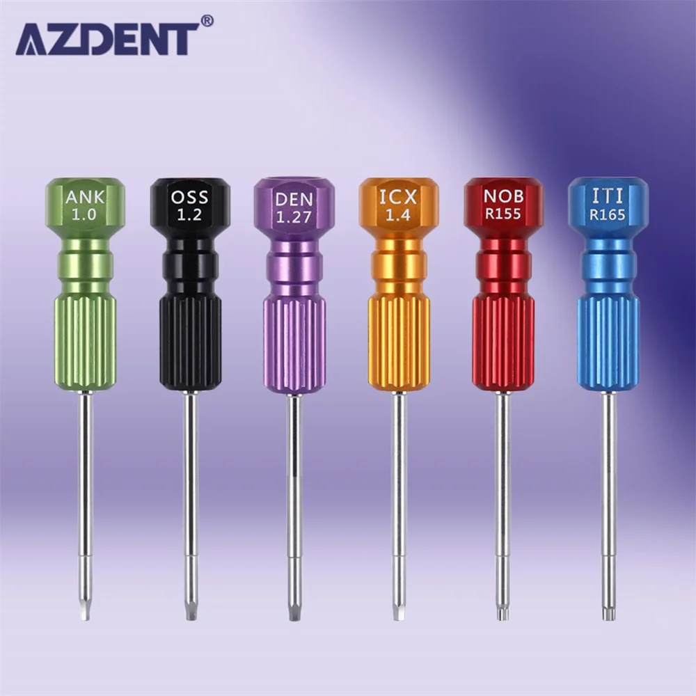 

Стоматологическая отвертка AZDENT, стоматологические ортодонтические подходящие стоматологические инструменты, микроотвертка для имплантатов, сверлильный инструмент