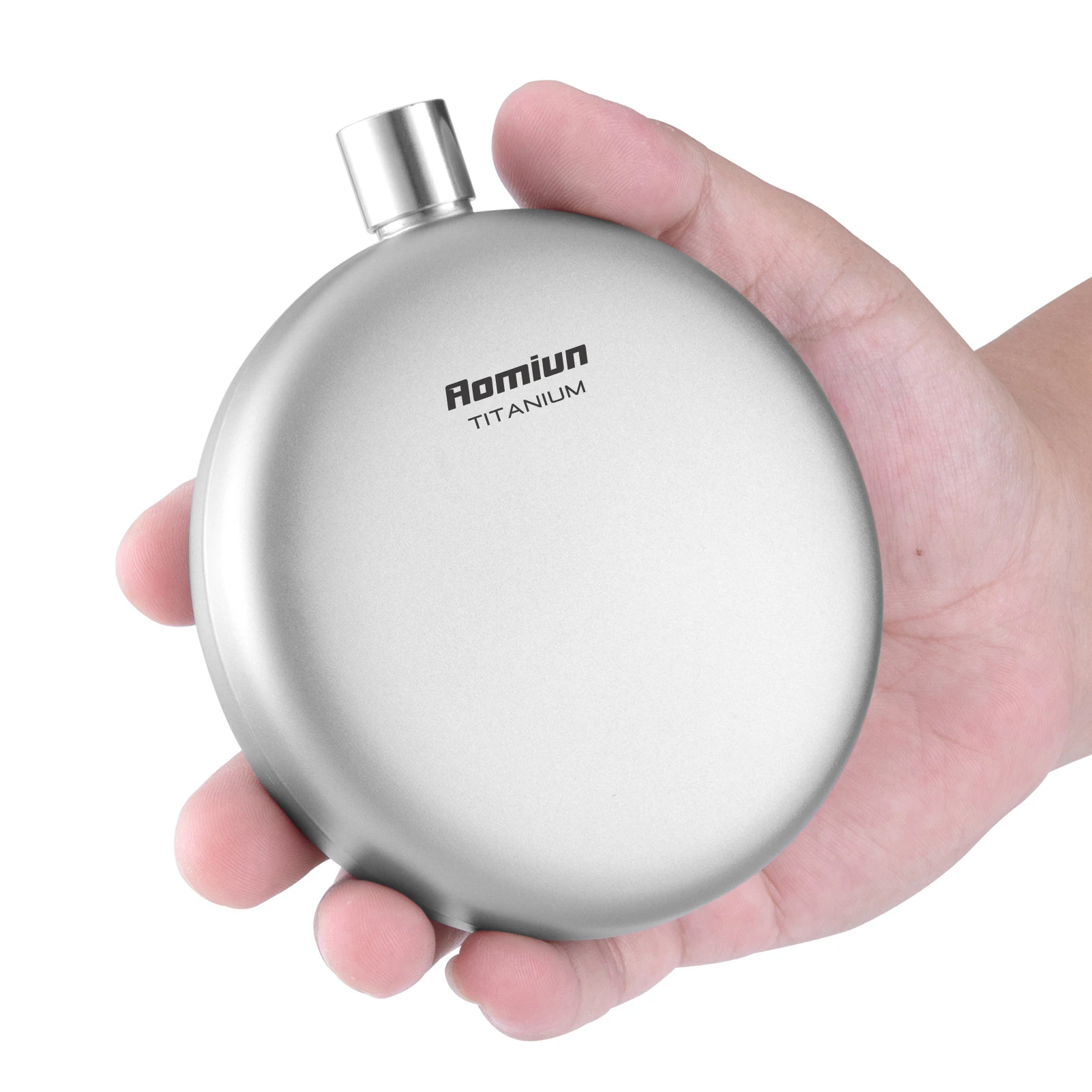 

Титановая бутылка для воды Титановая колба Титановая колба для вина 180 мл Фляга для виски для мужчин Легкая фляга для кемпинга Титановая бутылка