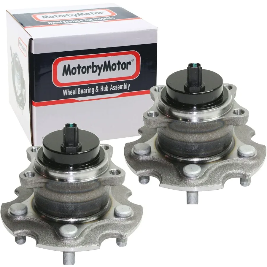 

512372 Rear Wheel Bearing and Hub Assembly 2WD with ABS 5 Lugs for Toyota RAV4 Lexus HS250H NX200T NX300 NX300H Scion TC Vehicl