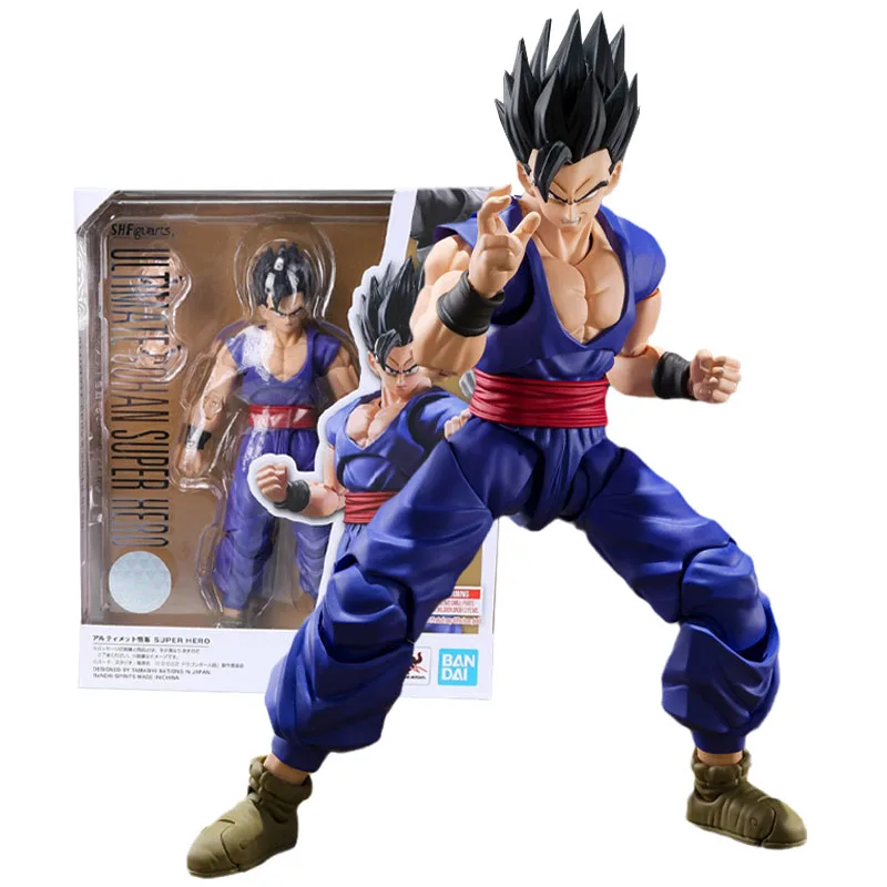 

Bandai Genuine Figure Dragon Ball Model Kit Anime Figures SHF Ultimate Gohan Super Hero Collection Model Action Figure Boys Toys