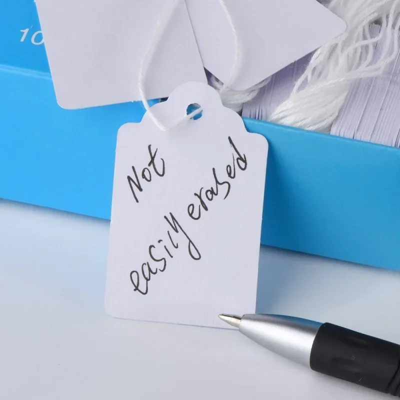 100/200pcs price tag/gardening tag/gift jewelry tag/scene decoration/handwritten elevator/commercial sticker tag