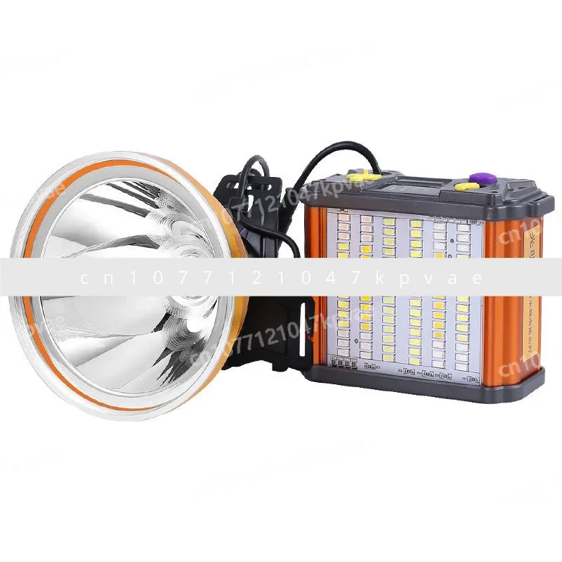 

9-Core Strong Light Headlight Charging Super Bright Head-mounted Flashlight Outdoor Long Battery Life High Power Lithium Battery