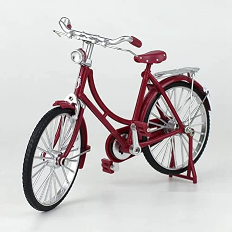 

2Piece Metal Bike Model Vintage Bicycle Decor Figurines Iron Art Bike Decorative Classic Bike Sculpture Bicycle Art Ornaments