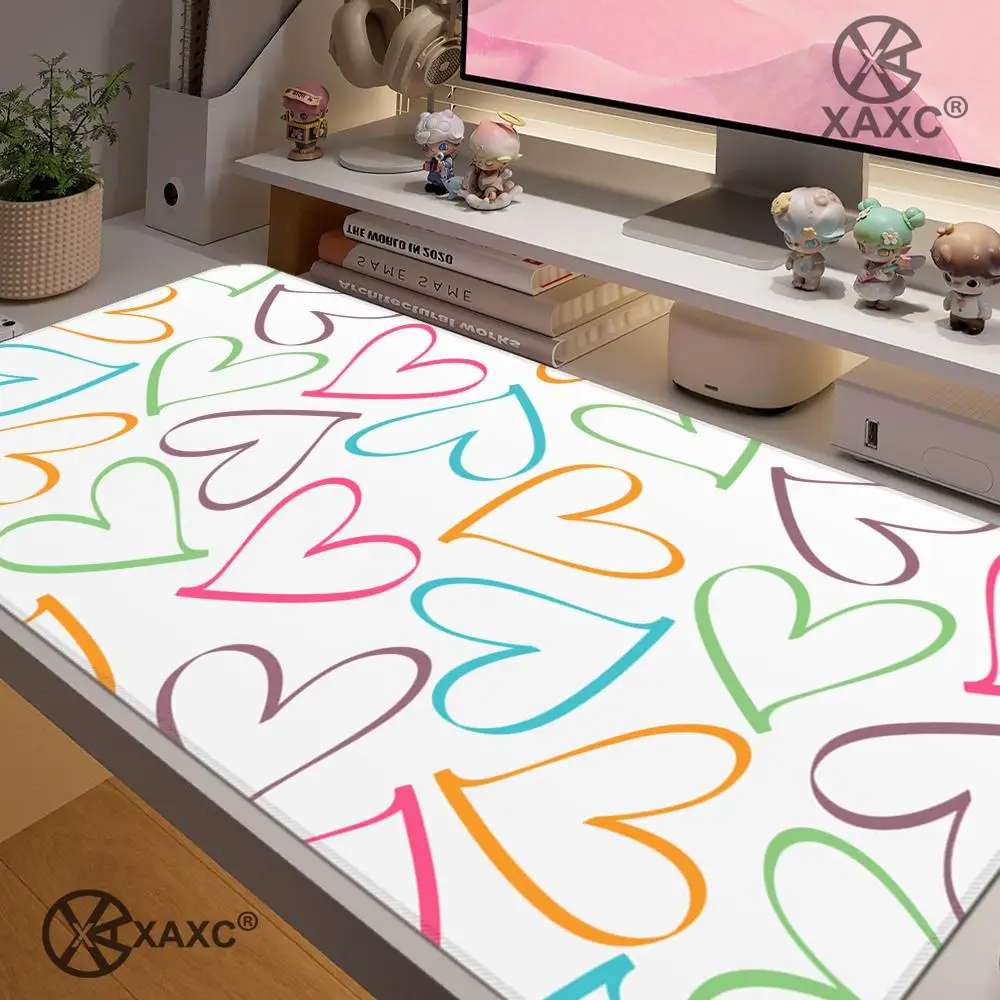 

Loving XAXC Mouse Pad large keyboard mouse desk pad non-slip rubber gaming mouse pad laptop mouse carpet